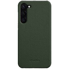 Кожаный чехол MELKCO Leather Case для Samsung Galaxy S22 (S901) - Green