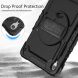 Защитный чехол Deexe Shockproof Case для Samsung Galaxy Tab S9 (X710/716) - Black / Rose. Фото 8 из 8