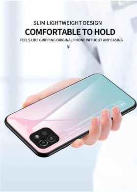 Защитный чехол Deexe Gradient Color для Samsung Galaxy A03 (A035) - White