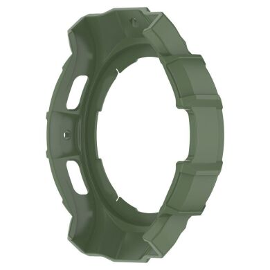 Защитный чехол Deexe Armour Frame для Samsung Galaxy Watch 4 / 5 (44mm) - Dark Green