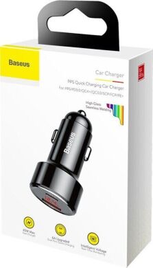 Автомобильное зарядное устройство Baseus Magic Series PPS (45W) CCMLC20C-01 - Black