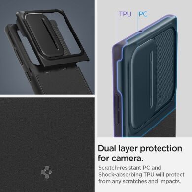 Защитный чехол Spigen (SGP) Optik Armor для Samsung Galaxy S22 Ultra (S908) - Black