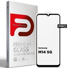 Защитное стекло ArmorStandart Pro 5D для Samsung Galaxy M14 (M146) - Black