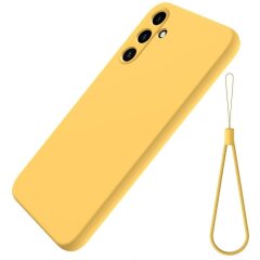 Захисний чохол Deexe Silicone Case для Samsung Galaxy A15 (A155) - Yellow