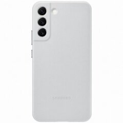 Чехол Leather Cover для Samsung Galaxy S22 Plus (S906) EF-VS906LJEGRU - Light Gray