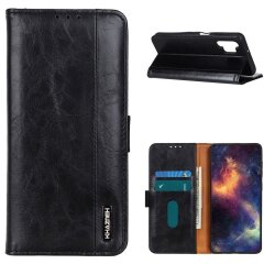 Чехол KHAZNEH Leather Wallet для Samsung Galaxy A32 - Black