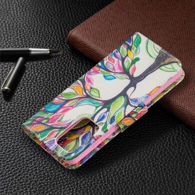 Чехол-книжка Deexe Color Wallet для Samsung Galaxy A52 (A525) / A52s (A528) - Life Tree