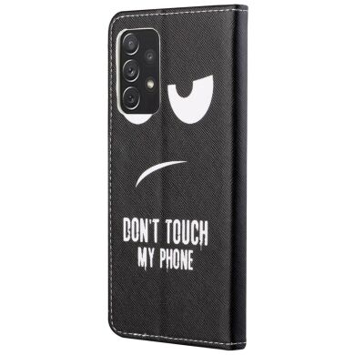 Чехол-книжка Deexe Color Wallet для Samsung Galaxy A73 (A736) - Don't Touch My Phone