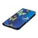 Чехол-книжка Deexe Color Wallet для Samsung Galaxy J6+ (J610) - Gold and Blue Butterfly. Фото 6 из 9