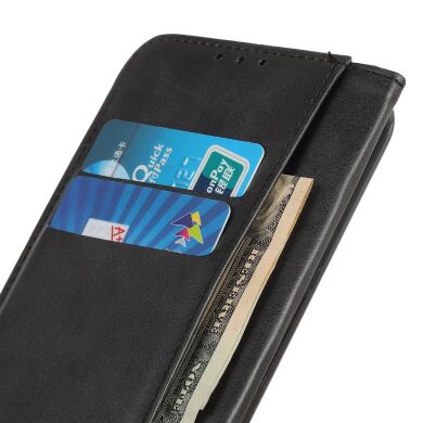 Чехол-книжка Deexe Wallet Case для Samsung Galaxy A22 (A225) / M22 (M225) - Black