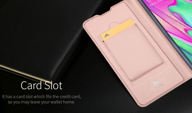 Чехол-книжка DUX DUCIS Skin Pro для Samsung Galaxy A40 (А405) - Rose Gold