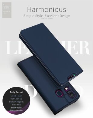 Чехол-книжка DUX DUCIS Skin Pro для Samsung Galaxy A40 (А405) - Dark Blue