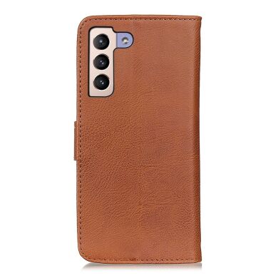 Чехол-книжка KHAZNEH Wallet Cover для Samsung Galaxy S22 Plus - Brown