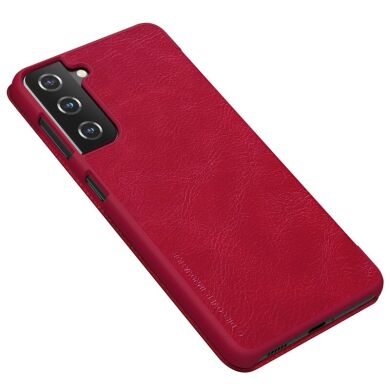 Чехол-книжка NILLKIN Qin Series для Samsung Galaxy S21 - Red