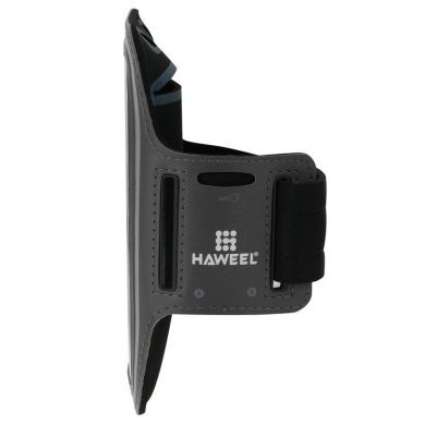 Чехол на руку HAWEEL Sport Armband для смартфонов шириной до 80 мм - Black