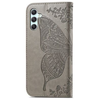 Чехол UniCase Butterfly Pattern для Samsung Galaxy A35 (A356) - Grey