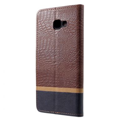 Чехол UniCase Croco Wallet для Samsung Galaxy J4+ (J415) - Coffee
