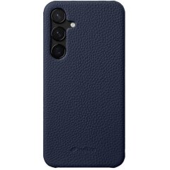 Кожаный чехол MELKCO Leather Case для Samsung Galaxy S24 Plus (S926) - Dark Blue