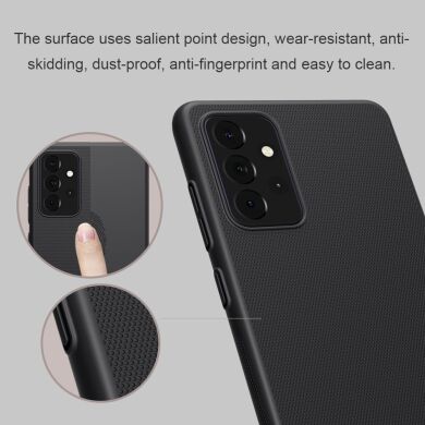 Пластиковый чехол NILLKIN Frosted Shield для Samsung Galaxy A72 (А725) - Black