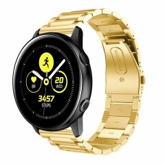 Ремінець Deexe Stainless Steel для Samsung Watch Active - Gold