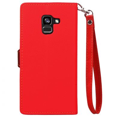 Чехол-книжка UniCase Leaf Buckle для Samsung Galaxy A8 2018 (A530) - Red