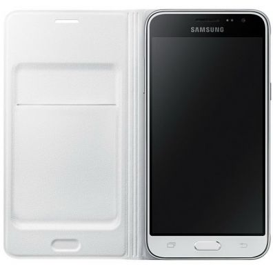 Чохол Flip Wallet для Samsung Galaxy J3 2016 (J320) EF-WJ320P - White