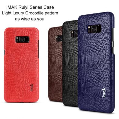 Защитный чехол IMAK Croco Series для Samsung Galaxy S8 (G950) - Red