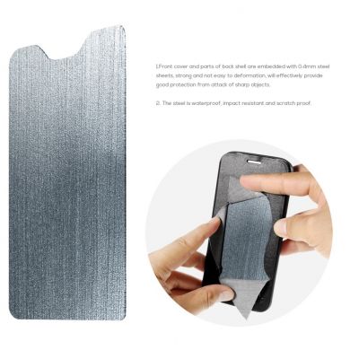Чехол-книжка Deexe Lines Texture для Samsung Galaxy S9 (G960) - Grey