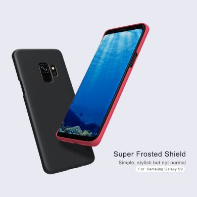 Пластиковый чехол NILLKIN Frosted Shield для Samsung Galaxy S9 (G960) - Red