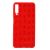 Силиконовый чехол Deexe 3D Diamond Texture для Samsung Galaxy A7 2018 (A750) - Red
