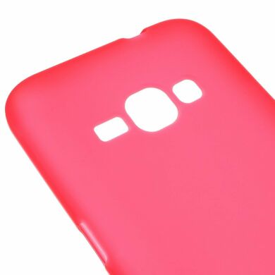 Силиконовый чехол Deexe Soft Case для Samsung Galaxy J1 2016 (J120) - Red