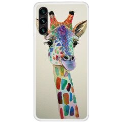 Силіконовий (TPU) чохол Deexe Life Style для Samsung Galaxy A04s (A047) / A13 5G (A136) - Colorful Giraffe