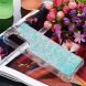Силиконовый (TPU) чехол Deexe Liquid Glitter для Samsung Galaxy S21 FE (G990) - Rose Gold Hearts. Фото 7 из 7