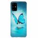 Силиконовый (TPU) чехол Deexe LumiCase для Samsung Galaxy S20 Plus (G985) - Blue Butterfly. Фото 2 из 7