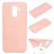 Силиконовый (TPU) чехол Deexe Matte Case для Samsung Galaxy A6+ 2018 (A605) - Pink. Фото 1 из 7