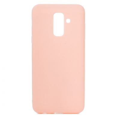 Силиконовый (TPU) чехол Deexe Matte Case для Samsung Galaxy A6+ 2018 (A605) - Pink