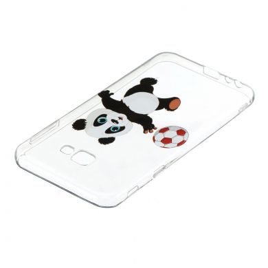 Силіконовий (TPU) чохол Deexe Pretty Things для Samsung Galaxy J4+ (J415) - Panda Plays Football