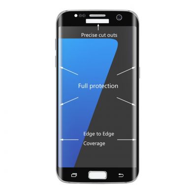 Защитное стекло HAT PRINCE Full Covered для Samsung Galaxy S7 Edge (G935) - Black