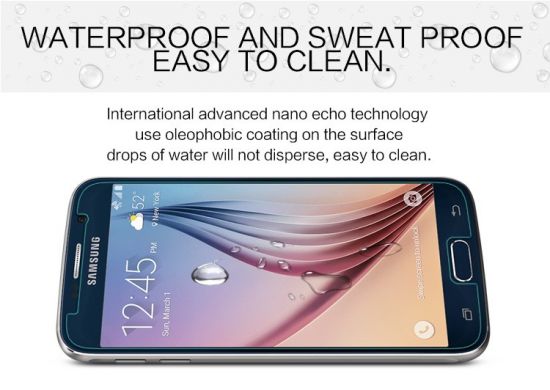 Защитное стекло NILLKIN Amazing H Nano для Samsung Galaxy S6 (G920) + пленка