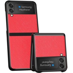 Захисний чохол Deexe Arkane Shell (FF) для Samsung Galaxy Flip 3 - Red