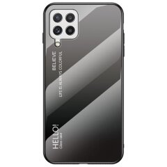 Захисний чохол Deexe Gradient Color для Samsung Galaxy A22 (A225) - Black / Grey
