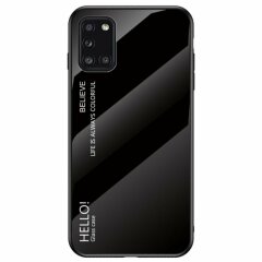 Защитный чехол Deexe Gradient Color для Samsung Galaxy A31 (A315) - Black