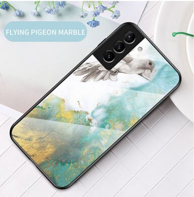 Защитный чехол Deexe Gradient Pattern для Samsung Galaxy S22 - Flying Pigeon