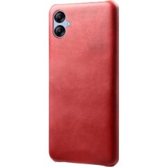 Защитный чехол Deexe Leather Back Cover для Samsung Galaxy A04e (A042) - Red
