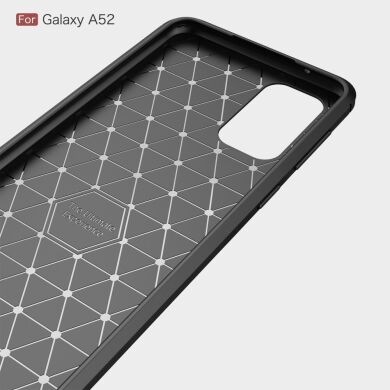 Защитный чехол UniCase Carbon для Samsung Galaxy A52 (A525) / A52s (A528) - Black