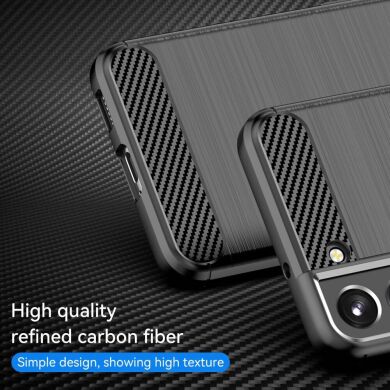 Защитный чехол UniCase Carbon для Samsung Galaxy S23 - Black