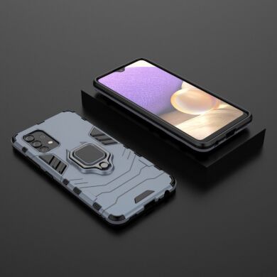 Защитный чехол Deexe Hybrid Case для Samsung Galaxy A32 (А325) - Blue