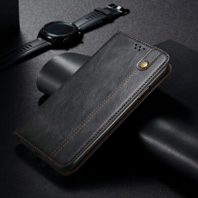 Защитный чехол UniCase Leather Wallet для Samsung Galaxy S21 (G991) - Black