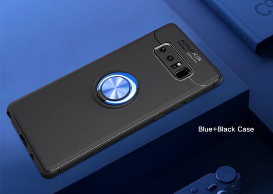 Защитный чехол UniCase Magnetic Ring для Samsung Galaxy Note 8 (N950) - Black / Blue
