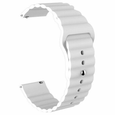 Ремешок Deexe Silicone Strap для часов с шириной крепления 22мм - White